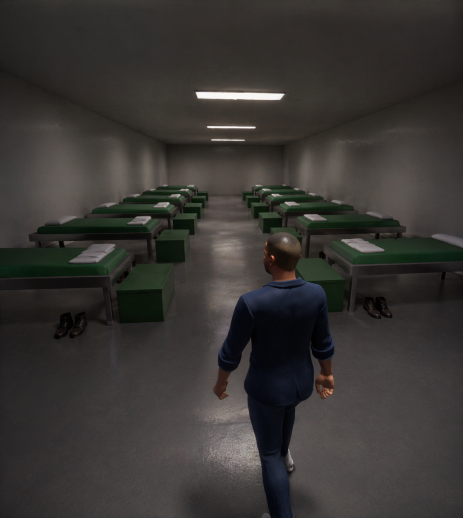 prison system showing structured environment where systems shape responsibility and control